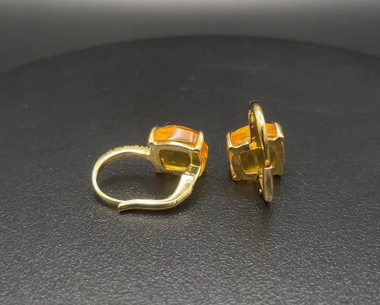 Orecchini Candy Giallo Madera