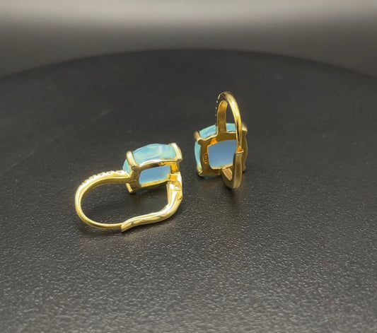 Orecchini Candy Azzurro Milk