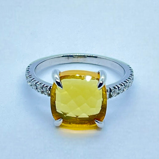 Anello Candy Color Yellow