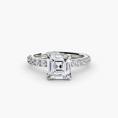 Solitaire with Pavé 6