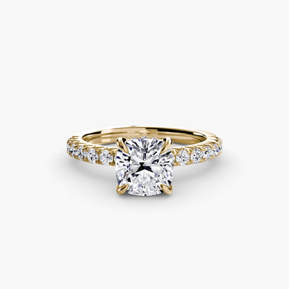 Solitaire with Pavé 6