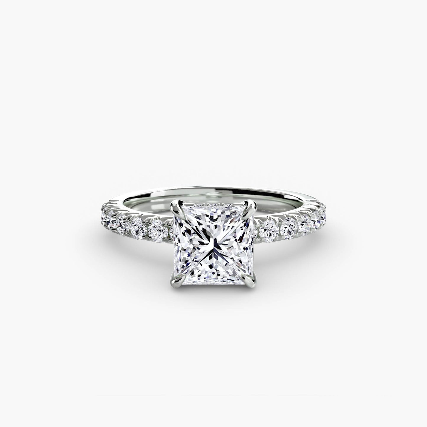 Solitaire with Pavé 6
